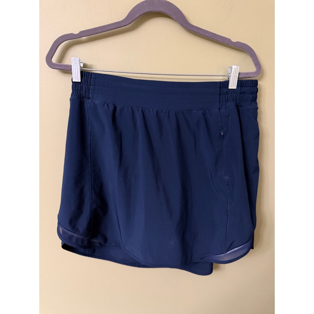 Lululemon Hottie Hot High Rise Skirt 12 True Navy LW8ADGT Long